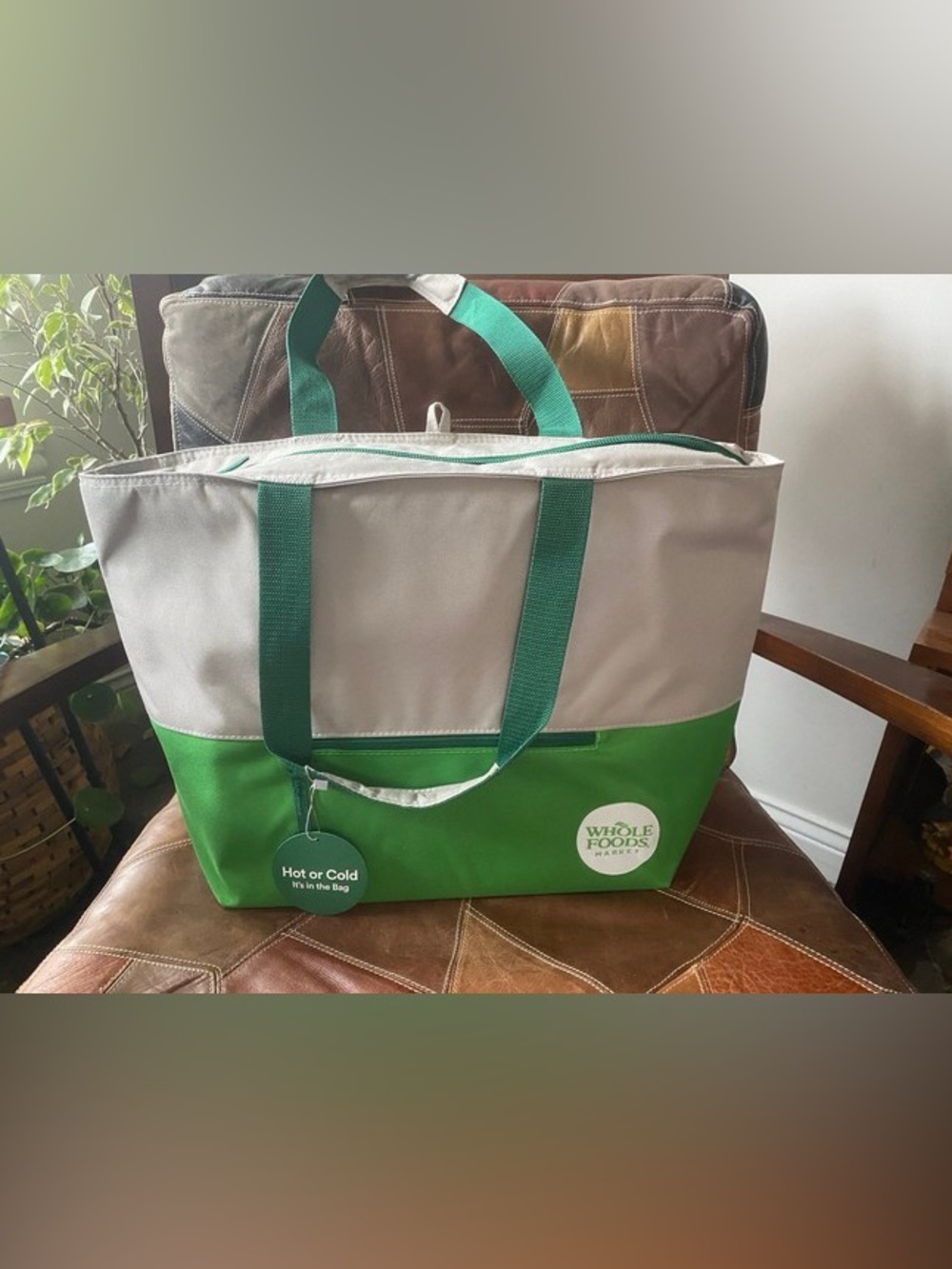 NWT Whole Foods Market Insulated Shopping Bag